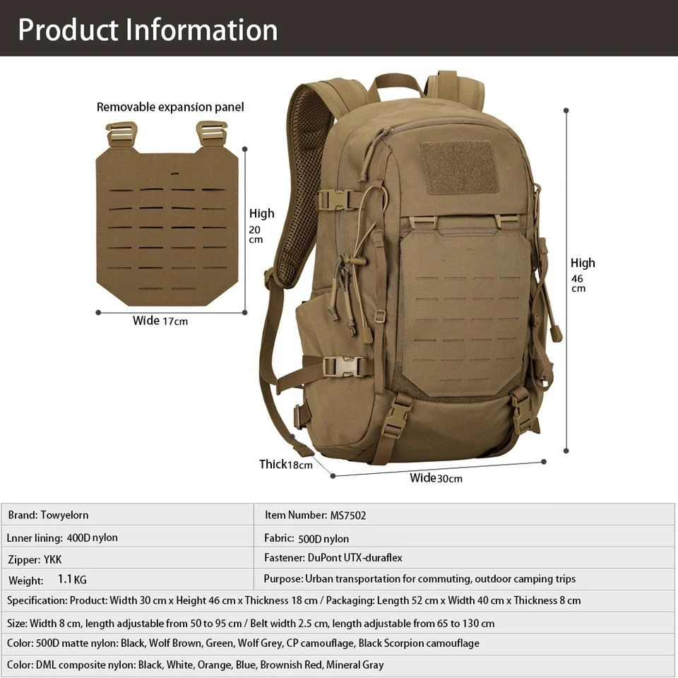 Large Capacity Camouflage Climbing Sports Backpack best