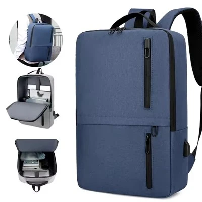 Back Pack Anti Theft USB Smart Laptop kuprinės krepšys